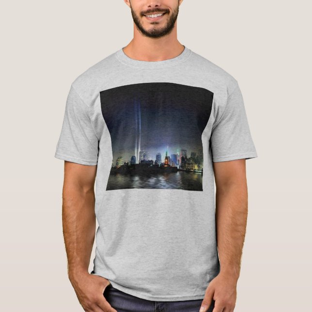 Aldrig ska glömmer vi….,Sept.11 2001 T Shirt (Framsida)