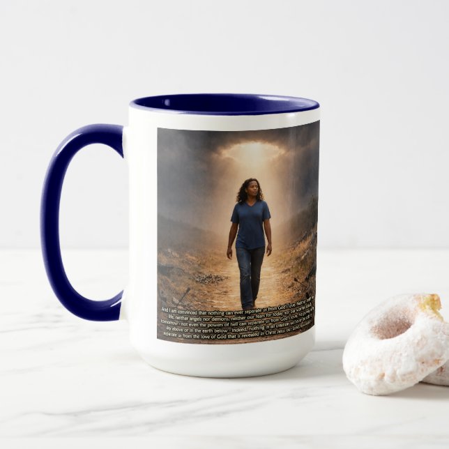 Aldrig skild från Gud Mugg (Med munk)