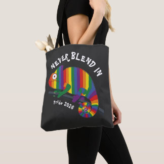 Aldrig Smälta In Regnbåge Kameleont Pride Tygkasse