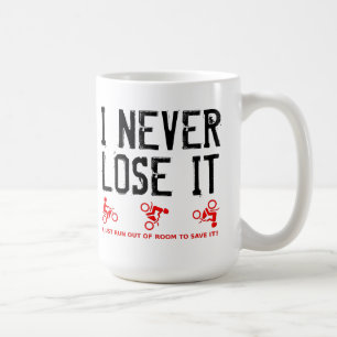 Aldrig tappa det Dirt Bike Motocross-mugg Rolig Kaffemugg