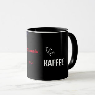 Aldrig te bara kaffe mugg