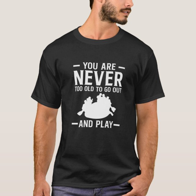 Aldrig till gamla lotsar vid Rafter-floden T Shirt (Framsida)