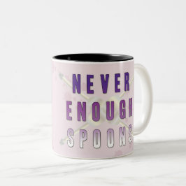 Aldrig tillräckligt med inlägg Två-Tonad mugg