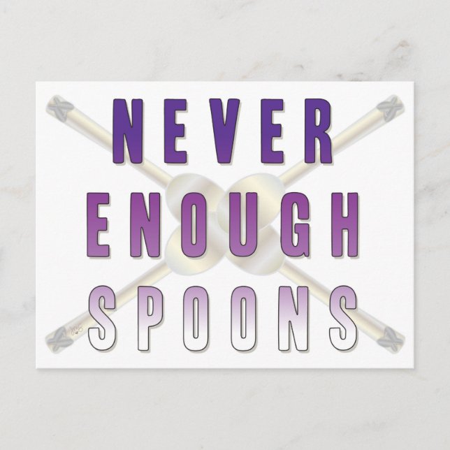 Aldrig tillräckligt med inlägg vykort (Framsida)