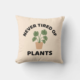 Aldrig trött på växter, galna växtarter i dam kudde