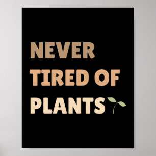 Aldrig trött på växter, svarta växter poster