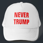 ALDRIG TRUMF för presidenten 2016 Keps<br><div class="desc">Har inte gjort upp ditt för att vara besvärad som, yet bara är du säker 100% dig röstar inte för att Donald Trump ska vara presidenten i 2016? Det låtna folket vet med detta lock. Inkluderar röd "aldrig trumf" text. Behaga kontaktar oss, om du skulle något liknande något speciellt designat...</div>