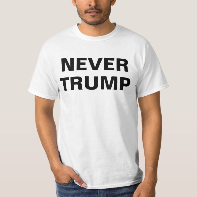 ALDRIG TRUMP TEE (Framsida)