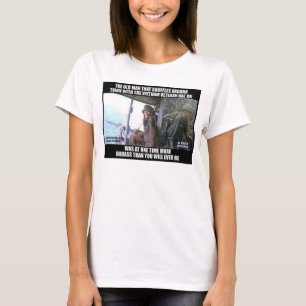 ALDRIG UNDERSKATTA DET GAMLA VET T SHIRT