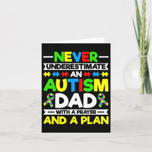 Aldrig underskatta en autism Pappa - autism Awaren Kort