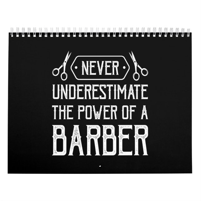 aldrig underskatta en barbers effekt kalender (Omslag)