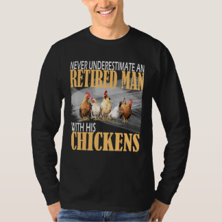 Aldrig underskatta en gammal kycklingbonde i pensi t shirt