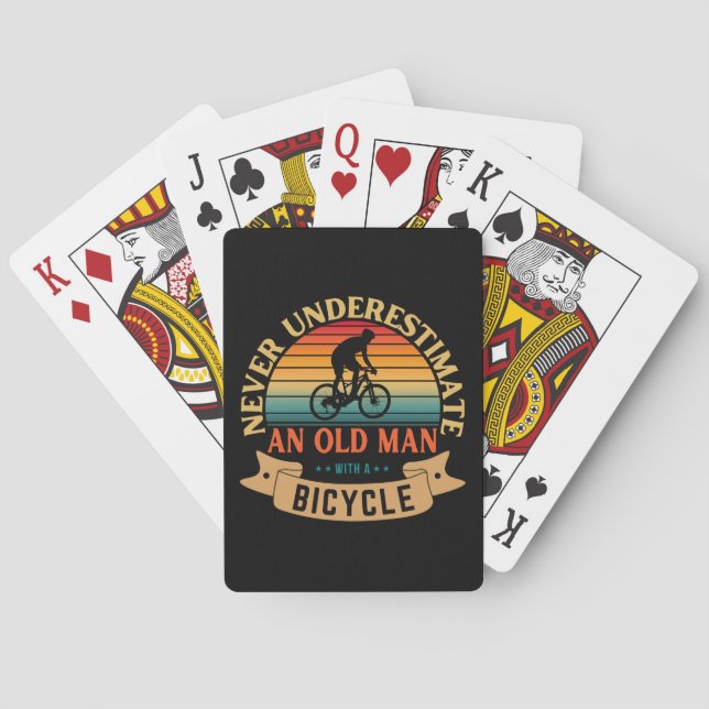 Aldrig underskatta en gammal man med en casinokort (Baksidan)