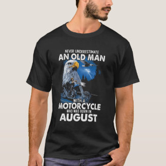 Aldrig underskatta en gammal man med en motor t shirt