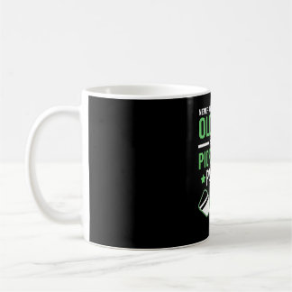 Aldrig Underskatta En Gammal Man Med Pickleball Kaffemugg