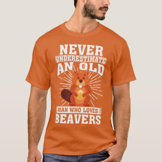 aldrig underskatta en gammal man som Kärlek avlar T Shirt