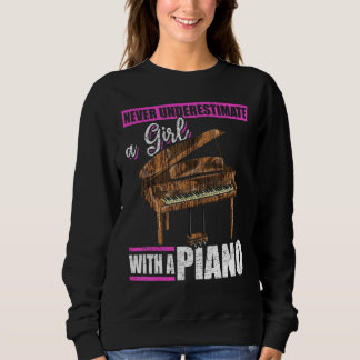 Aldrig underskatta en tjej med en pianomusiker P T Shirt