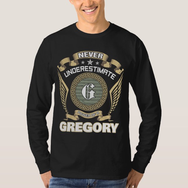 ALDRIG UNDERSKATTA KRAFTEN HOS EN GREGORY T SHIRT (Framsida)