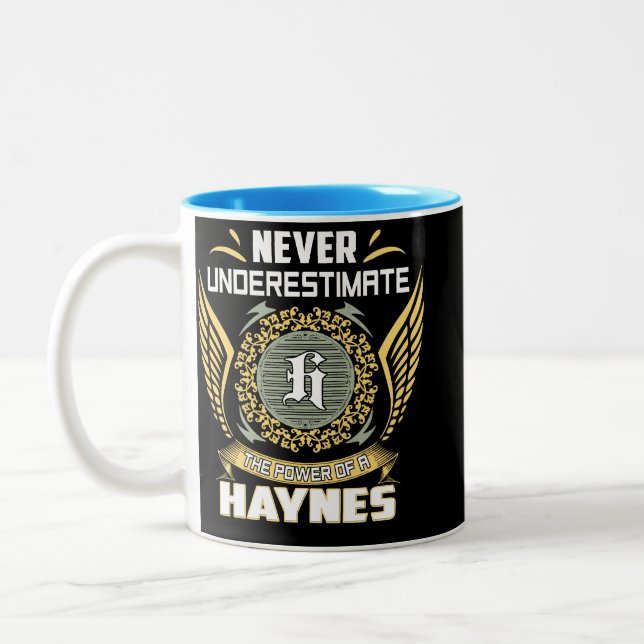 Aldrig Underskatta Kraften Hos En Haynes Två-Tonad Mugg (Vänster)
