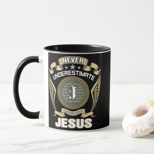 ALDRIG_UNDERSKATTA_KRAFTEN_HOS_EN_JESUS MUGG (Med munk)