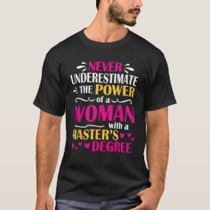 Aldrig underskatta kraften hos en kvinna med en mä t shirt