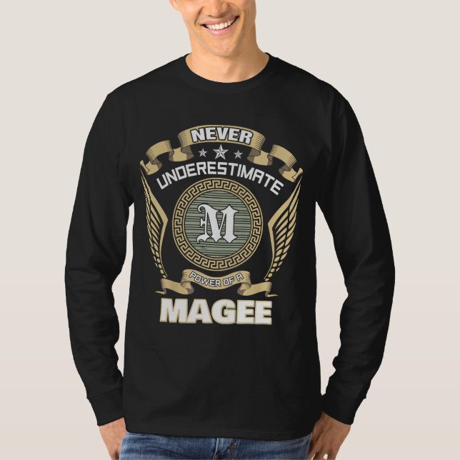 ALDRIG UNDERSKATTA KRAFTEN HOS EN MAGEE T SHIRT (Framsida)