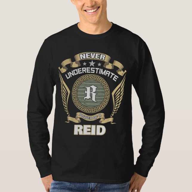 ALDRIG UNDERSKATTA KRAFTEN HOS EN REID T SHIRT (Framsida)