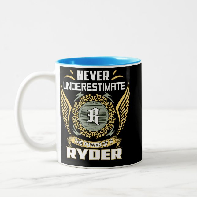 Aldrig Underskatta Kraften Hos En Ryder Två-Tonad Mugg (Vänster)