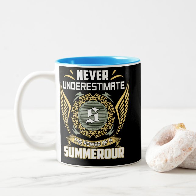 Aldrig Underskatta Kraften Hos En Summerour Två-Tonad Mugg (Med munk)