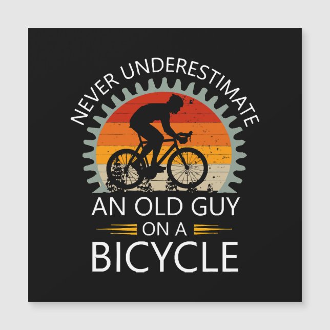 Aldrig Undervärdera En Gammal Kille På En Cykel (Framsida)