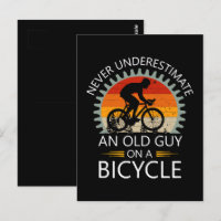 Aldrig Undervärdera En Gammal Kille På En Cykel