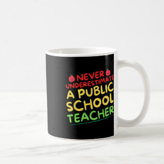 Aldrig Undervärdera En Lärare I En Offentlig Skola Kaffemugg