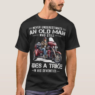 Aldrig Undervärdera Gammal Man Som Fortfarande Kör T Shirt