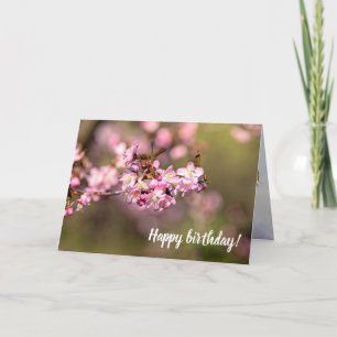 Aldrig upphöra med Blommarna av Sakura Cherry Kort