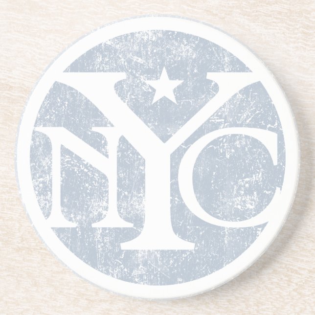 Åldrig urblekt NYC Underlägg Sandsten (Framsidan)