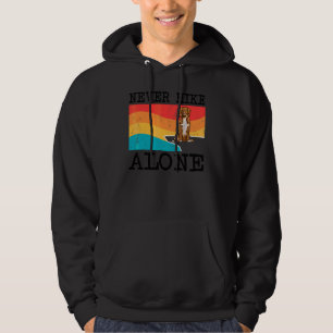 Aldrig vandra ensam Duck Tolling Retrievers Grafis Hoodie