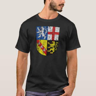 Åldrig vapensköld av Saarland Tee Shirt