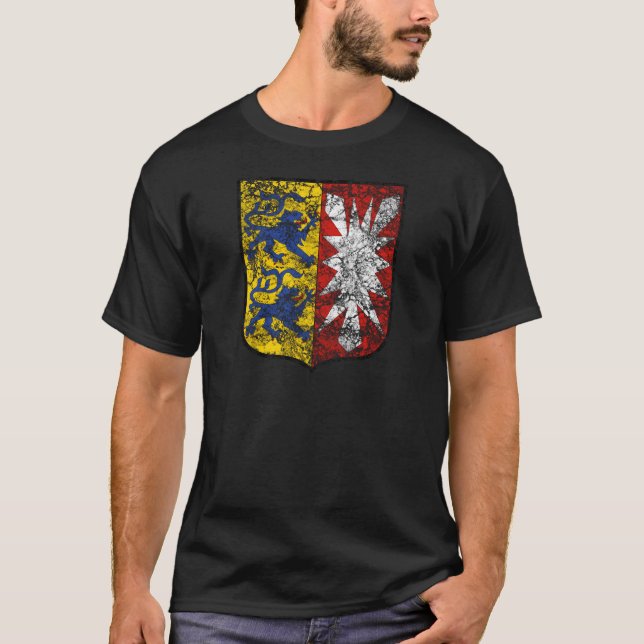 Åldrig vapensköld av Schleswig Holstein T-shirt (Framsida)