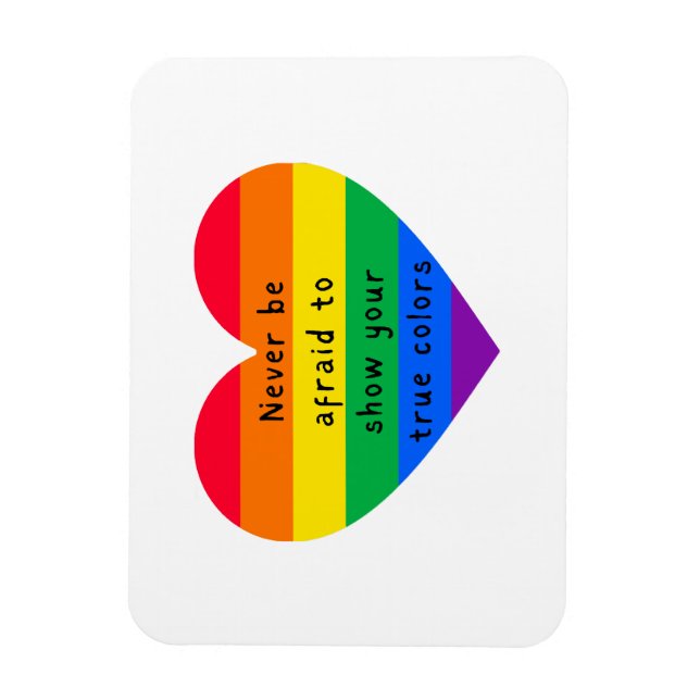 Aldrig vara rädd magnet (Vertikal)