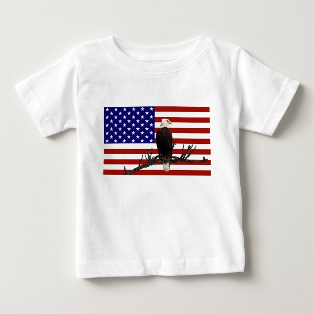 Aldrig Vigilant Örn Tee Shirt (Framsida)