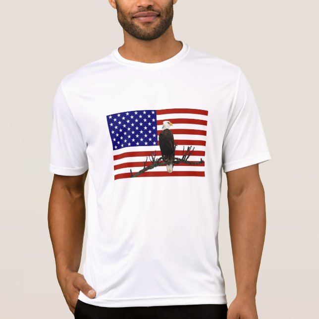 Aldrig Vigilant Örn Tee Shirt (Framsida)