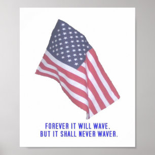 Aldrig Waver Poster
