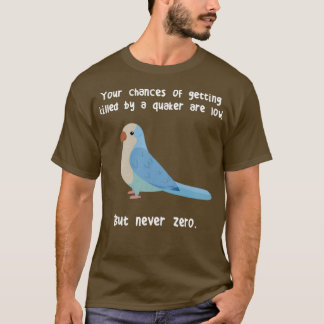 Aldrig Zero Quaker Parrot T Shirt
