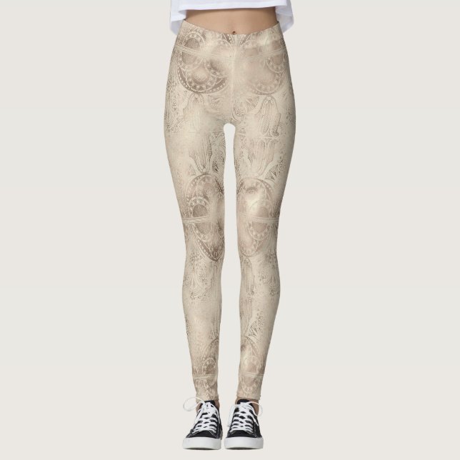 Åldriga egyptiska inslag leggings (Framsida)