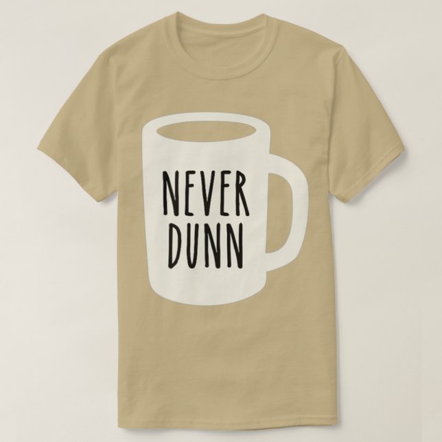 Aldrin Dunn Coffee Mugg Pottery T Shirt (Design framsida)