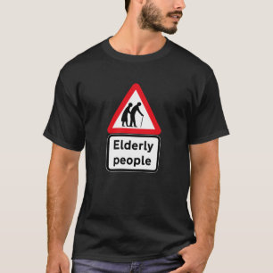Åldringen bemannar (2), trafikerar undertecknar, t shirt