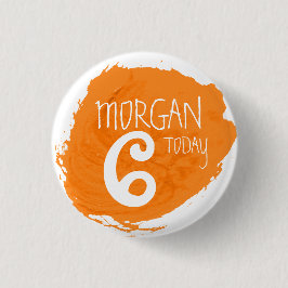 Åldringsknapp för orangen namn knapp