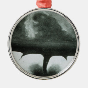 Äldst bekant fotograferar av en tornado från 188 julgransprydnad metall
