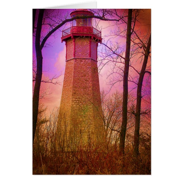 Äldst ljus husToronto ö V2 Hälsningskort (Framsidan)