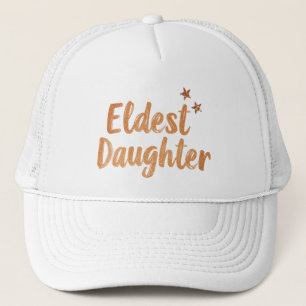 Äldsta dottern hatt, gammal dotter gåva Trucker Ha Keps